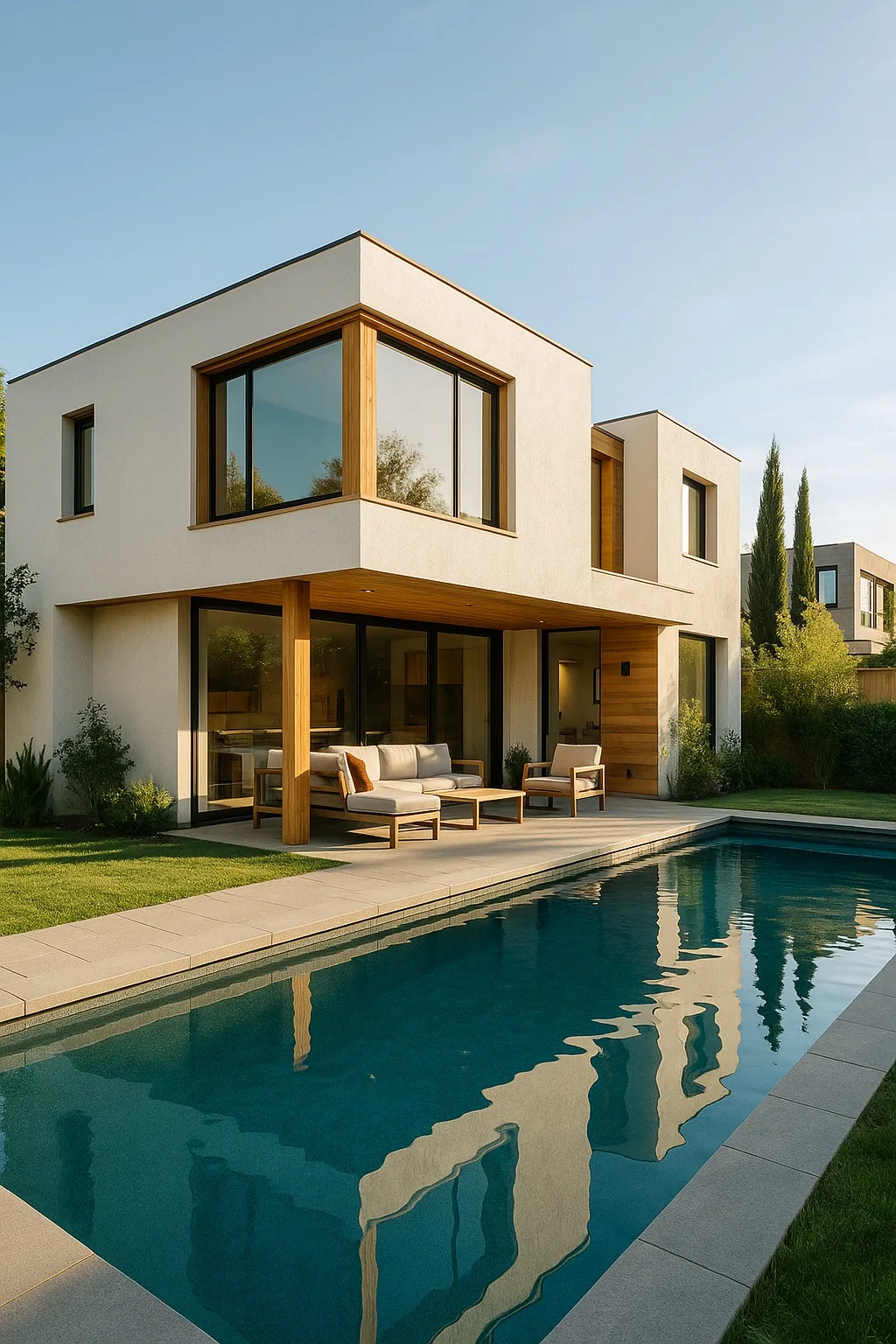 Casa familiar en Las Condes estilo contemporáneo